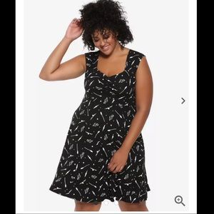 Hot Topic Harry Potter Symbols Dress - Size 4